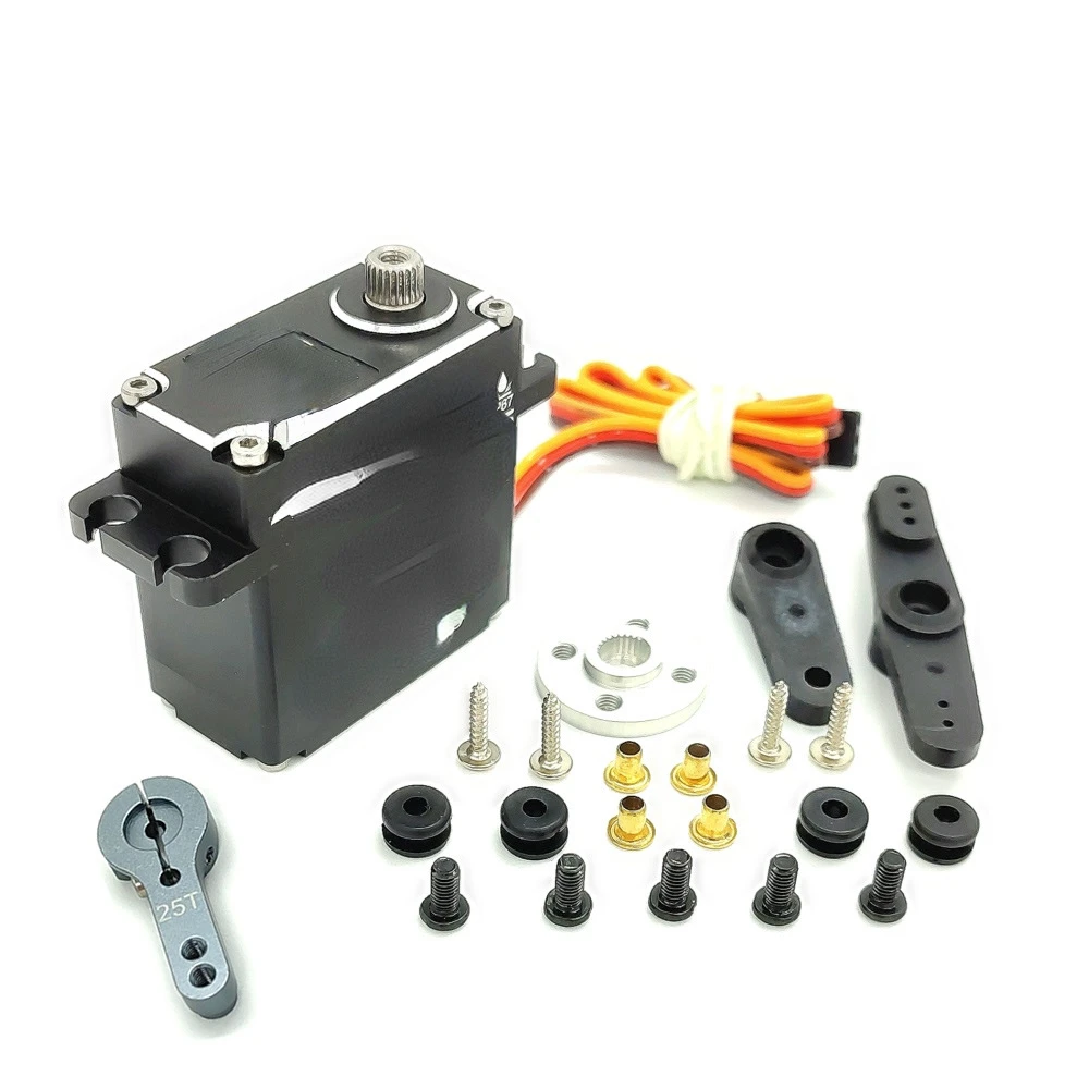 For 45kg Brushless High-Speed High-Pressure Waterproof All-Metal Digital Steering Gear 180 Degrees Suitable for All Kinds