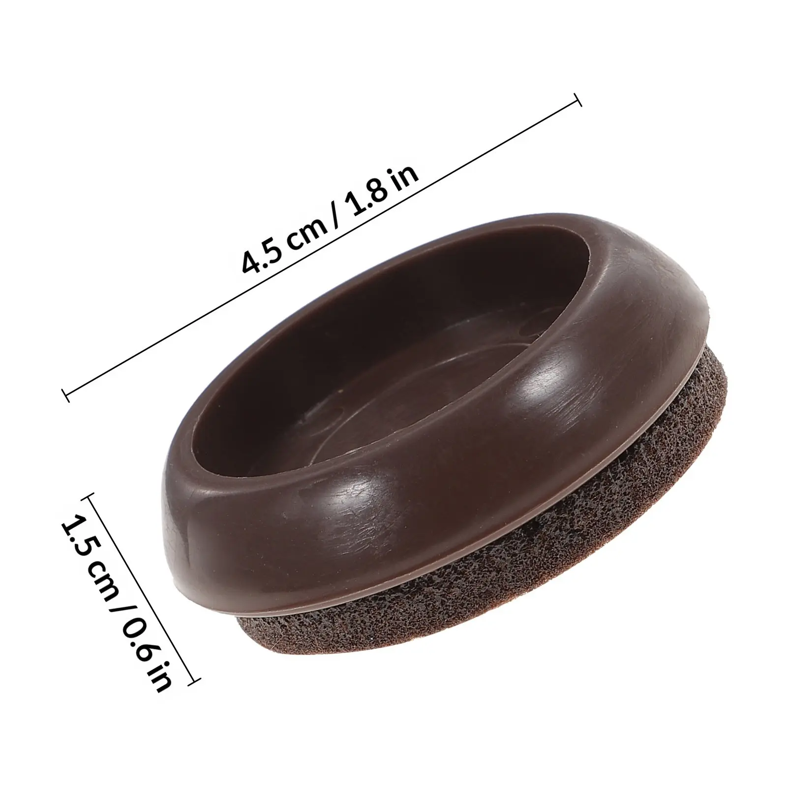 10Pcs Anti Slip Caster Cups Premium Furniture Coasters Protect Floor Chair Wheel Stoppers Pads for Hardwood Floors
