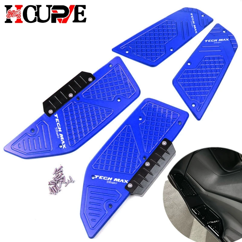 

Motorcycle Front & Rear Footrest Step Footboard Pedals Foot Pegs For YAMAHA T-max Tech Max TMAX 560 TMAX560 2019 2020