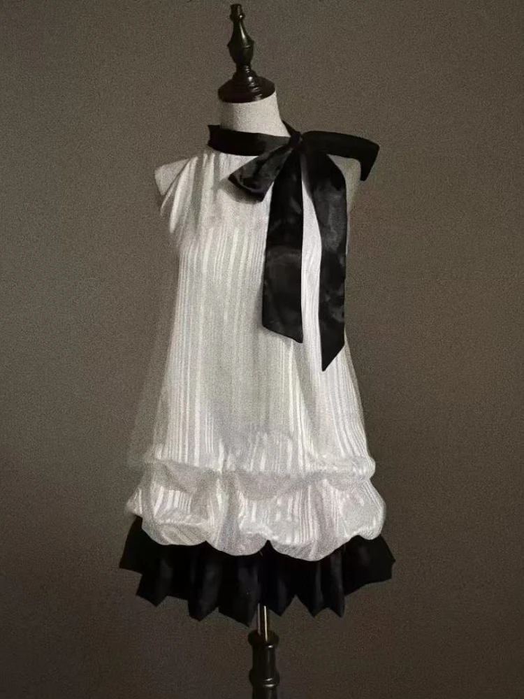 Luz verão doce kawaii vintage japonês feminino vestido para mulheres casual estilo y2k floral impressão praia festa roupas 2025 novo