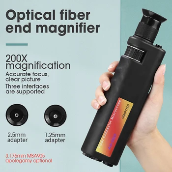 Fiber optic inspection microscope LED illumination Anti slip rubber AUA-200X