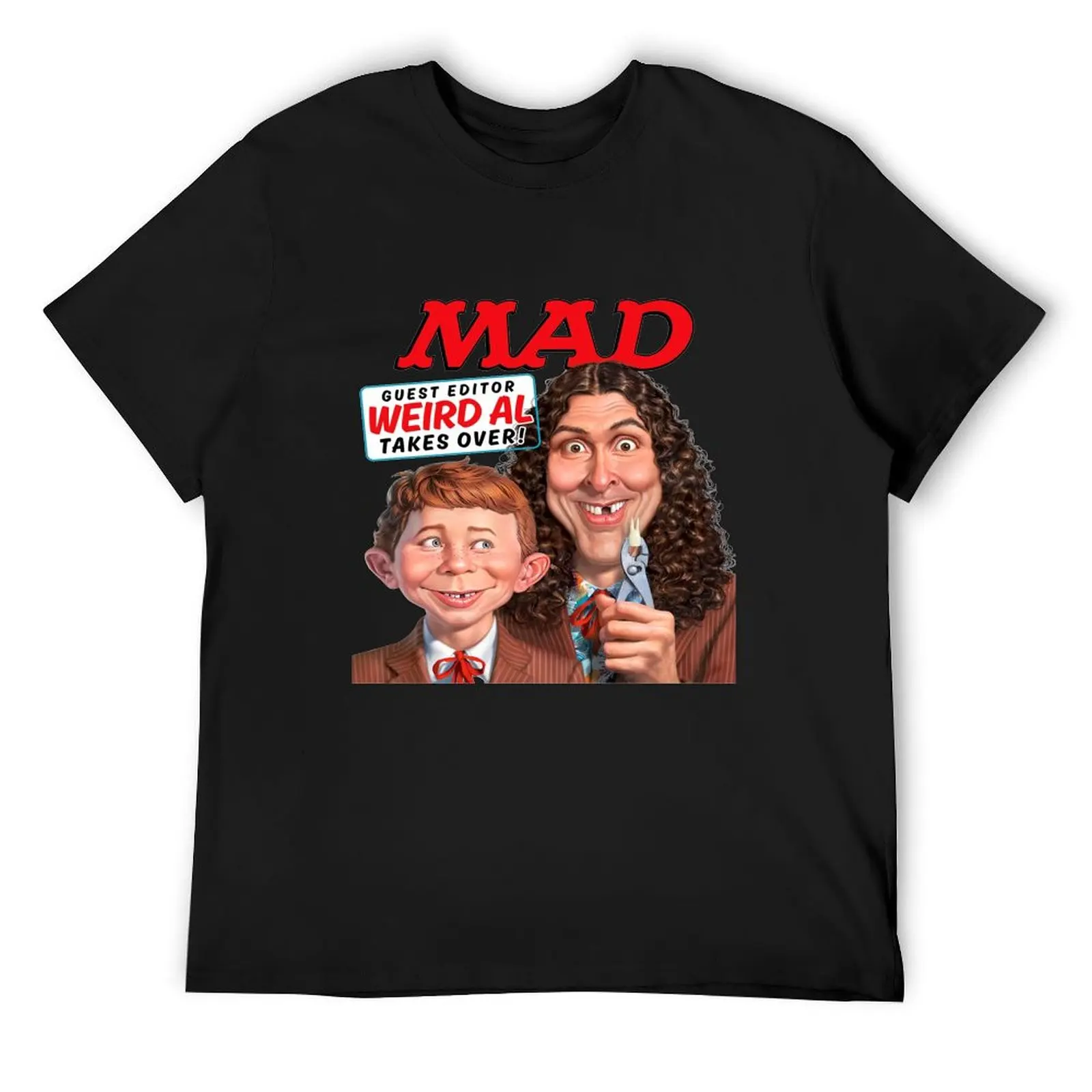 MAD Guest Editor Weird Al Takes Over T-Shirt quick drying vintage anime shirt quick-drying boys whites sweat shirts, men