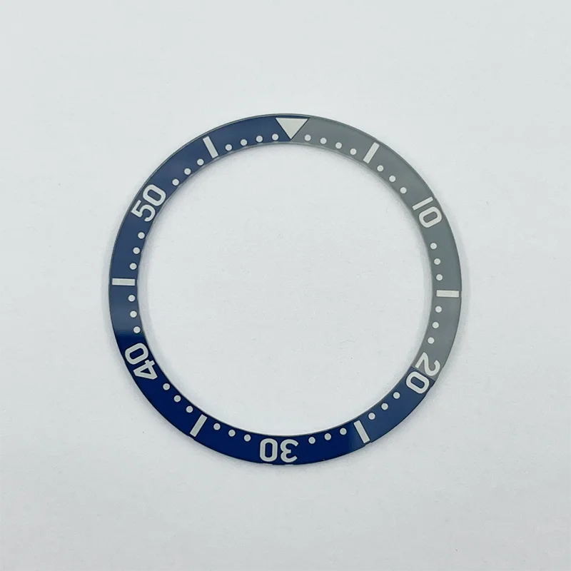 Watch Parts 38mm Full Luminous SKX007 Glass Watch Bezel Insert Suitable For Diver Watch Case