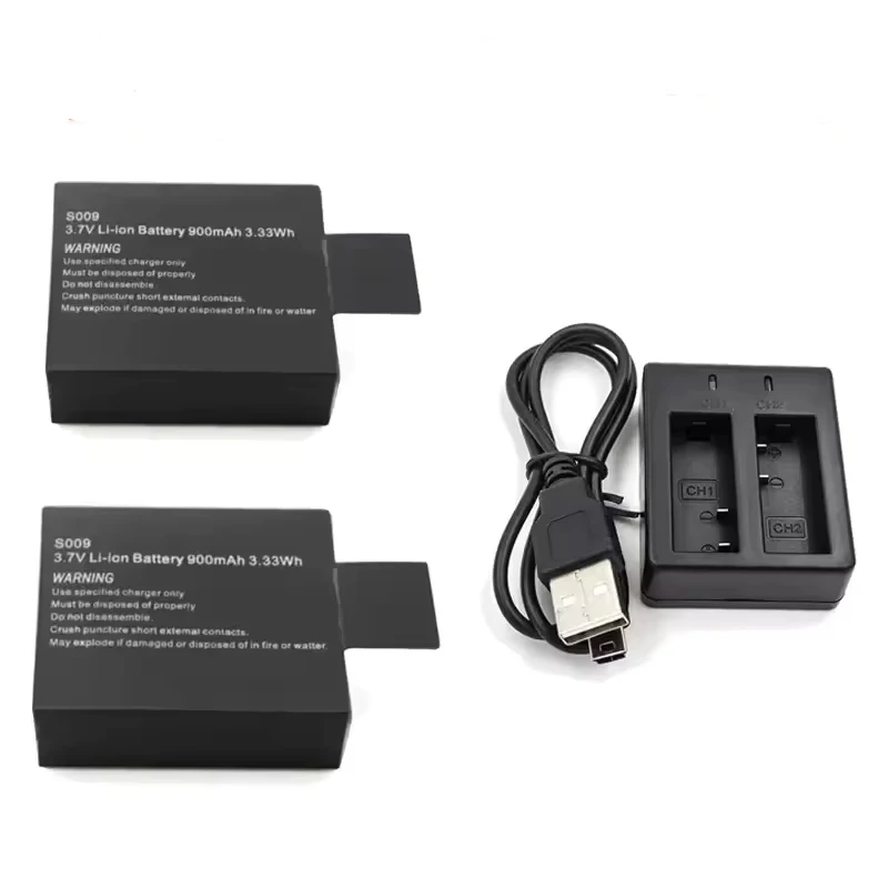 900mAh 3.7V Rechargable Li-ion Battery for SJ4000 SJ5000 SJ6000 WIFi SJCAM Sport Action Camera DV SJ Dedicated Battery ️️