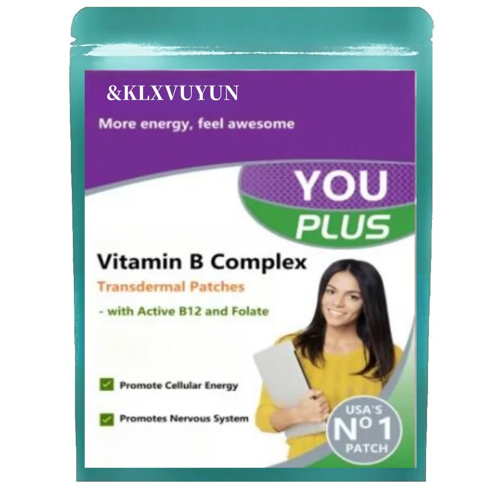 B-Complex #12-complesso di vitamina B con B12 attivo e Folate-cerotti transdermici realizzati negli stati uniti