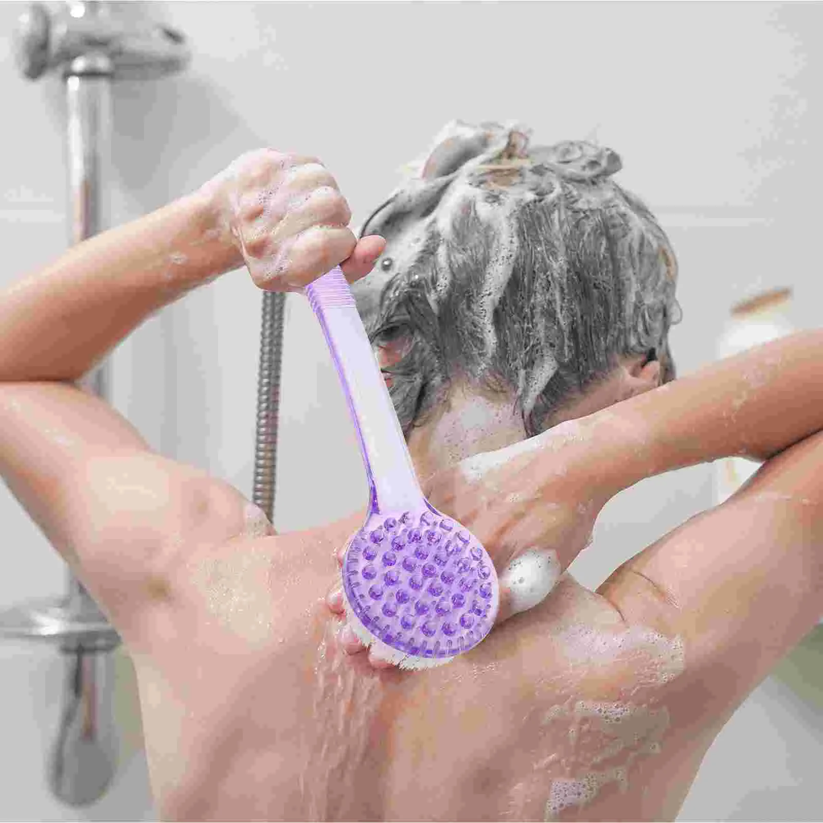 

Long Handle Cleaning Brush Back Scrubbers Body Household Bath Shower Bathing Supplies Tools