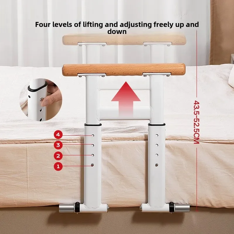 Customizable Elderly Getting Up Device Bed Guardrail for Hospital Household Anti-fall Senior Bed Rails Simple Convenient
