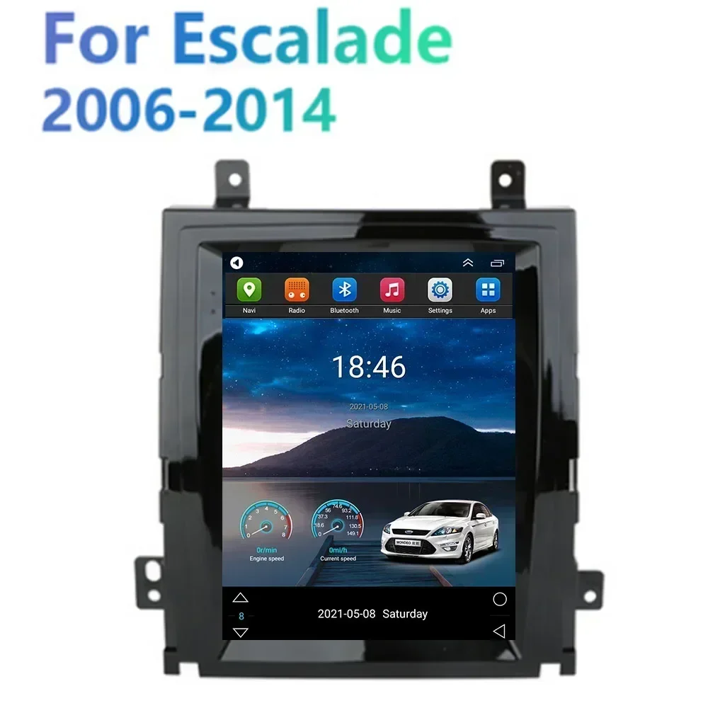 Android 13.0 Car Radio for Cadillac Escalade GMT900 3 2006-2014 SLS 2007-2012 2Din 5G WIFI Carplay 9.7