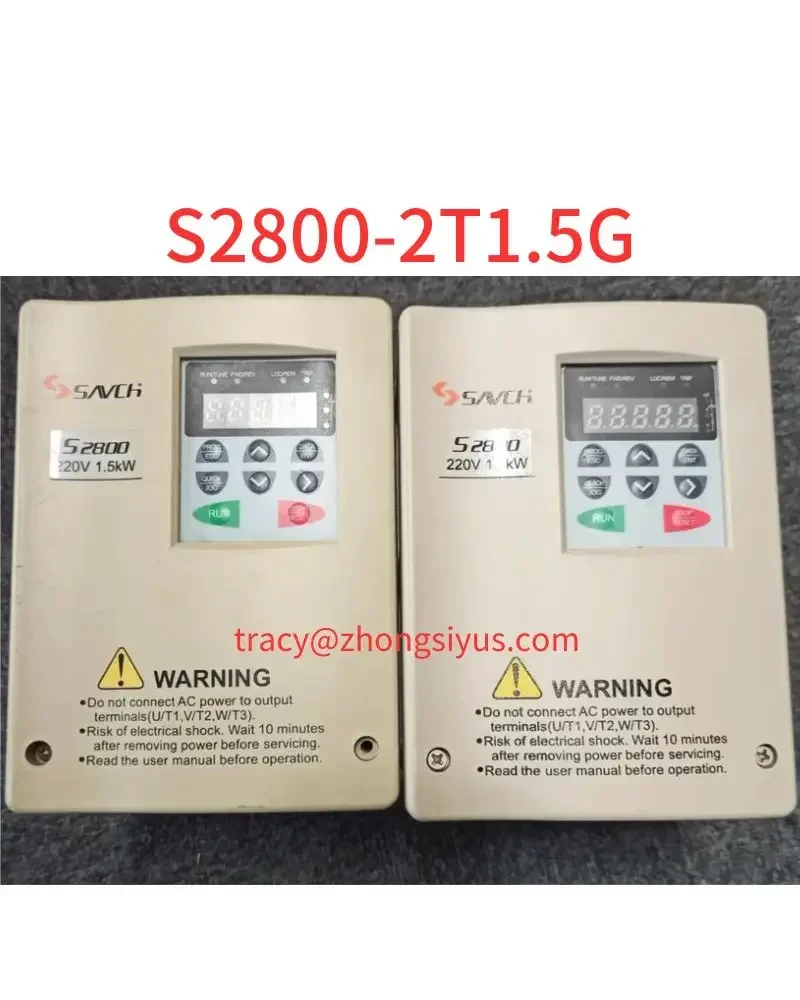 

Used 2800 series inverter 1.5 kw, s2800-2t1.5 g