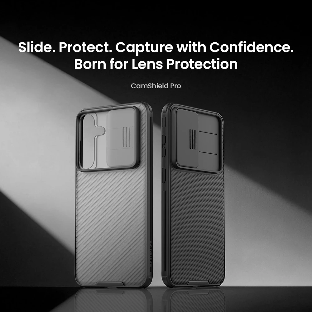 Für Samsung Galaxy S26FE Hülle NILLKIN Fitted Case Camshield Super Frosted Shield Case Objektivschutzabdeckung – Detail 3