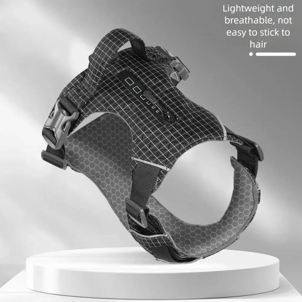 Explosion-proof inpact Dog Harness  Reflective Breathable Dog Harness  Adjustable Soft Pet Harness For Small Medium Large Dogs