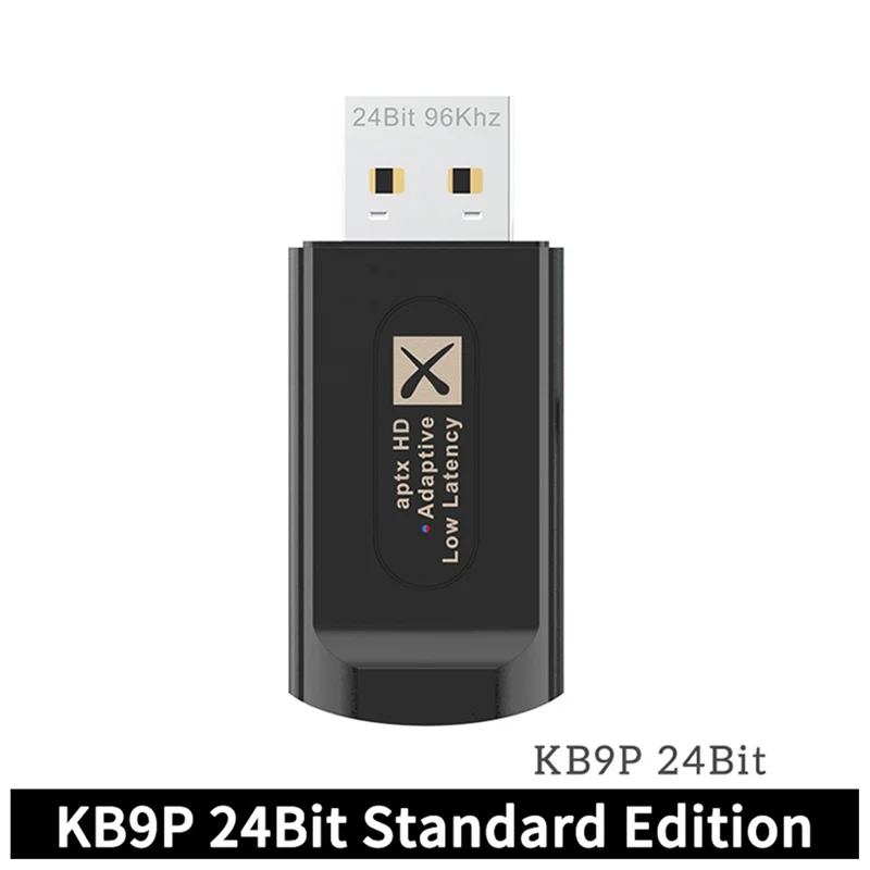 QCC3040 24 бит 96 кГц KB9P Bluetooth 5,2 аудио передатчик с микрофоном AptX LL HD Адаптивная низкая Lantency 3,5 мм Aux для ТВ ПК