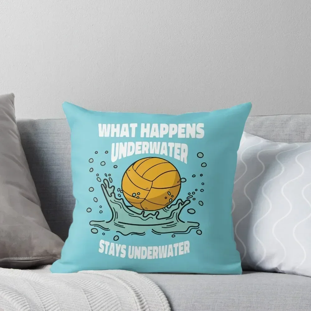 Funny Water Polo Player Ball Cartoon Throw Pillow Sofas Covers Custom Cushion Photo Cushion Cover For Sofa pillow