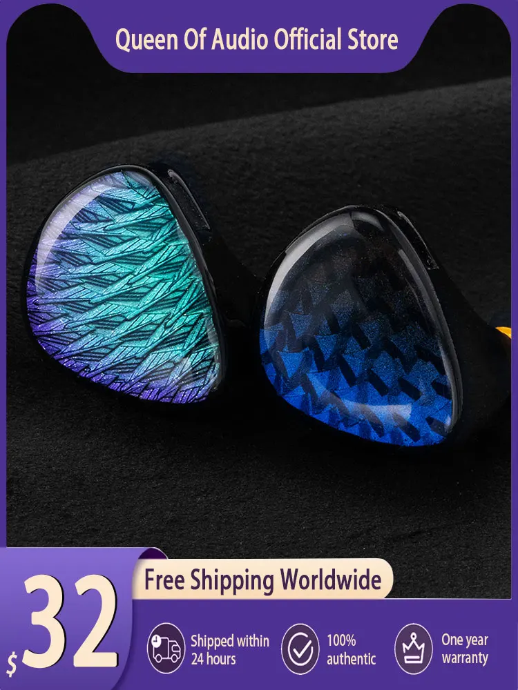 Nowe słuchawki Celest Wyvern Black Remaster z membraną 10mm LCP 2.0, niestandardowe dynamiczne słuchawki douszne z odłączanym mikrofonem typu boom, IEM — zdjęcie produktu 7
