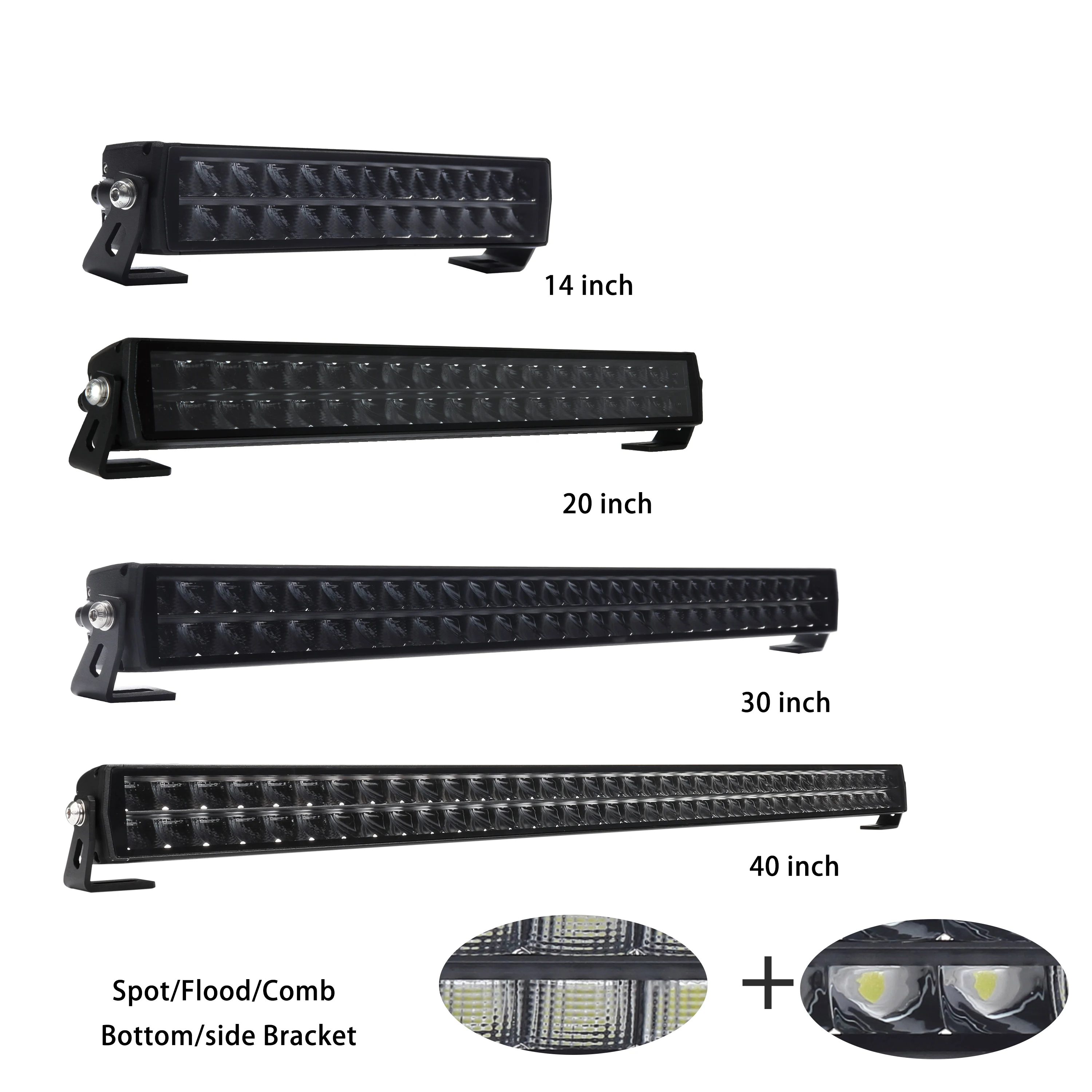 

New BRTLED Offroad LED Light Bar 36 Inch Straight Double Row 270W IP68/IP69K Waterproof Diecast Aluminum Housing Universal