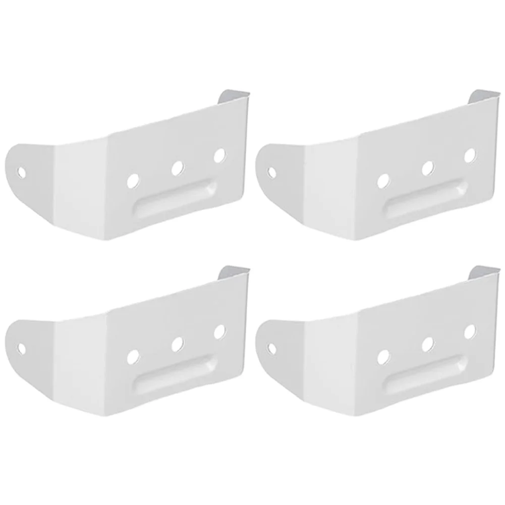4Pcs Aluminum Gutter Downspout Straps Mounting Bracket For 2x3 Inch Drainage Pipe Secure Fastening Garden Watering Accessories