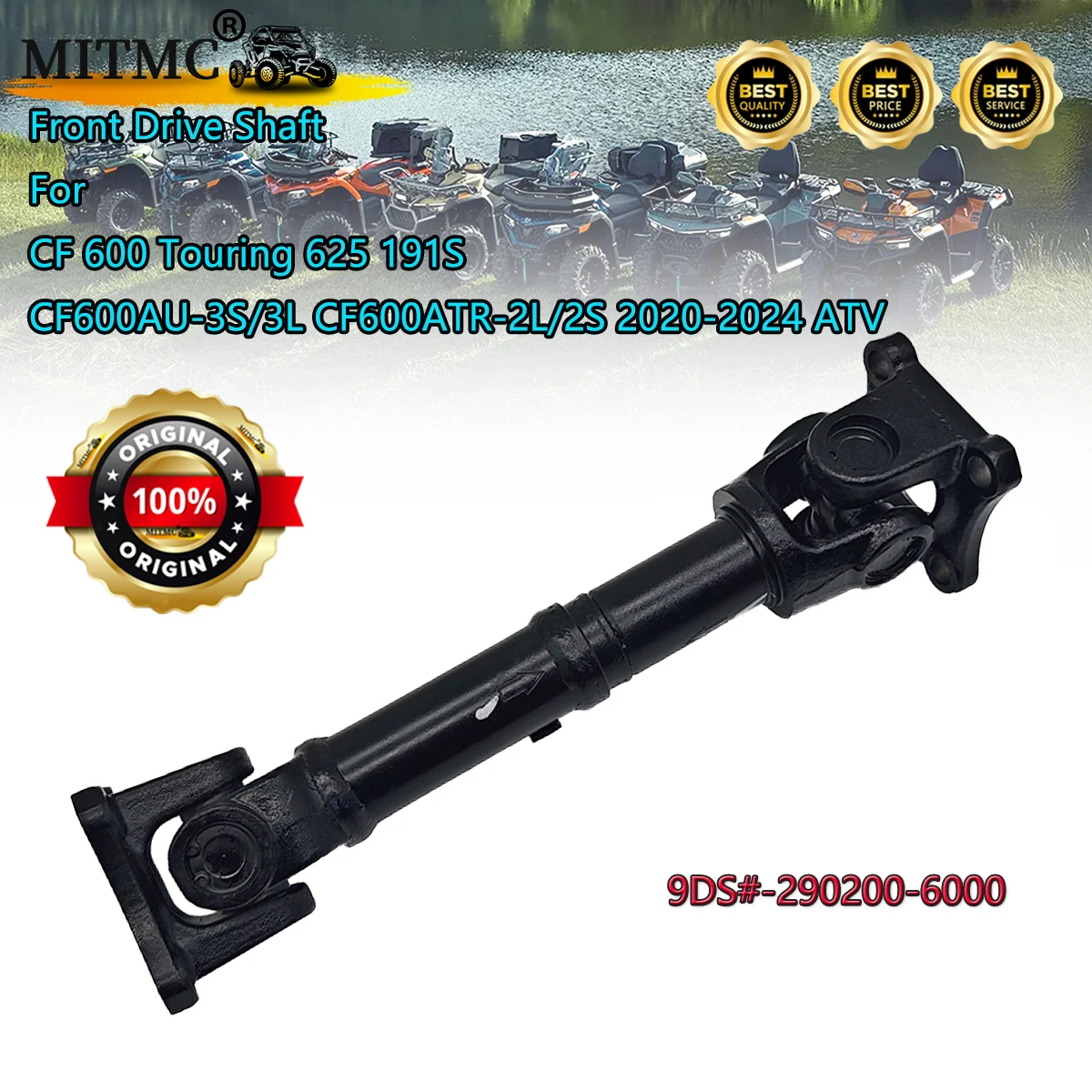 

Передний приводной вал для CF 600 Touring 625 191S CF600AU-3S/3L CF600ATR-2L/2S 2020-2024 ATV 9DS # -290200-6000