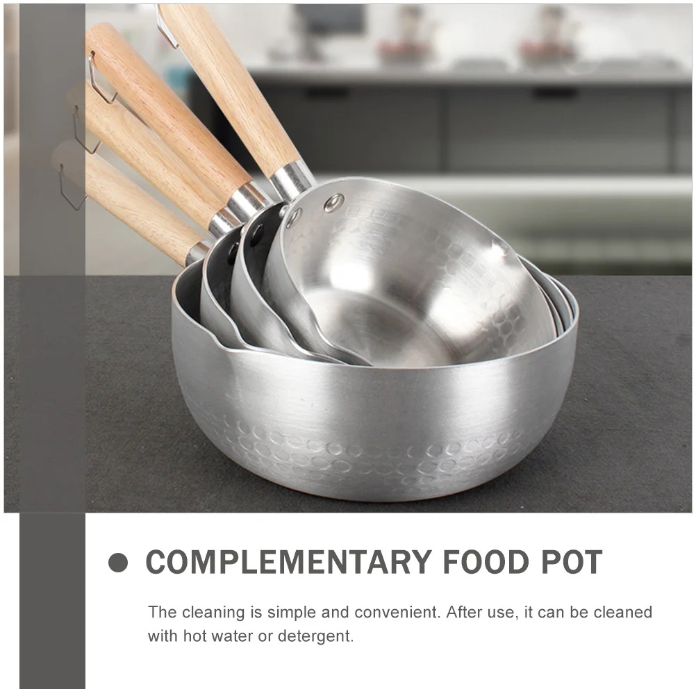 

Milk Pot Stainless Steel Non-Stick Saucepan Multi-Functional Heating Pot for Milk Noodles Soup Baby Food Cooking Home Kitchen