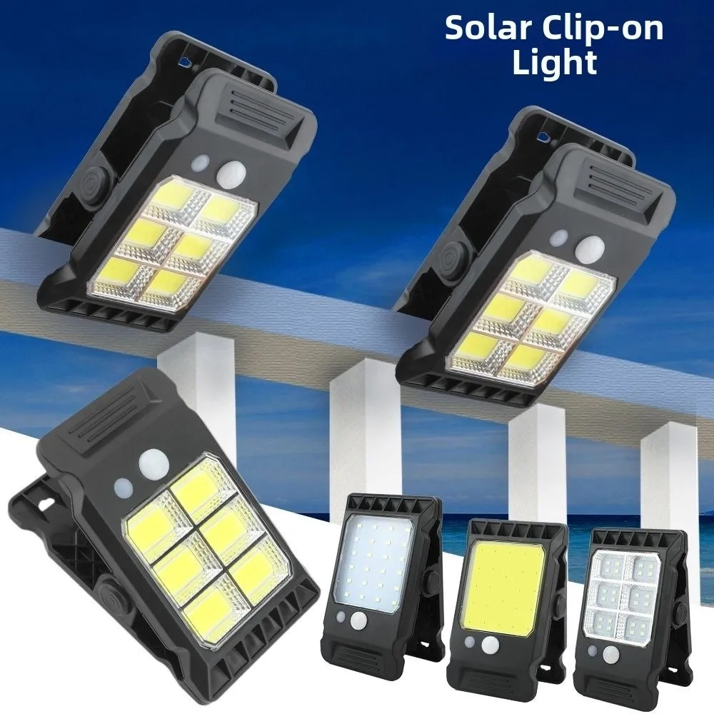 

Motion Sensor Solar Garden Lights Waterproof Solar Powered Solar Clip-on Lamp Super Bright Easy To Install Garden Wall Light
