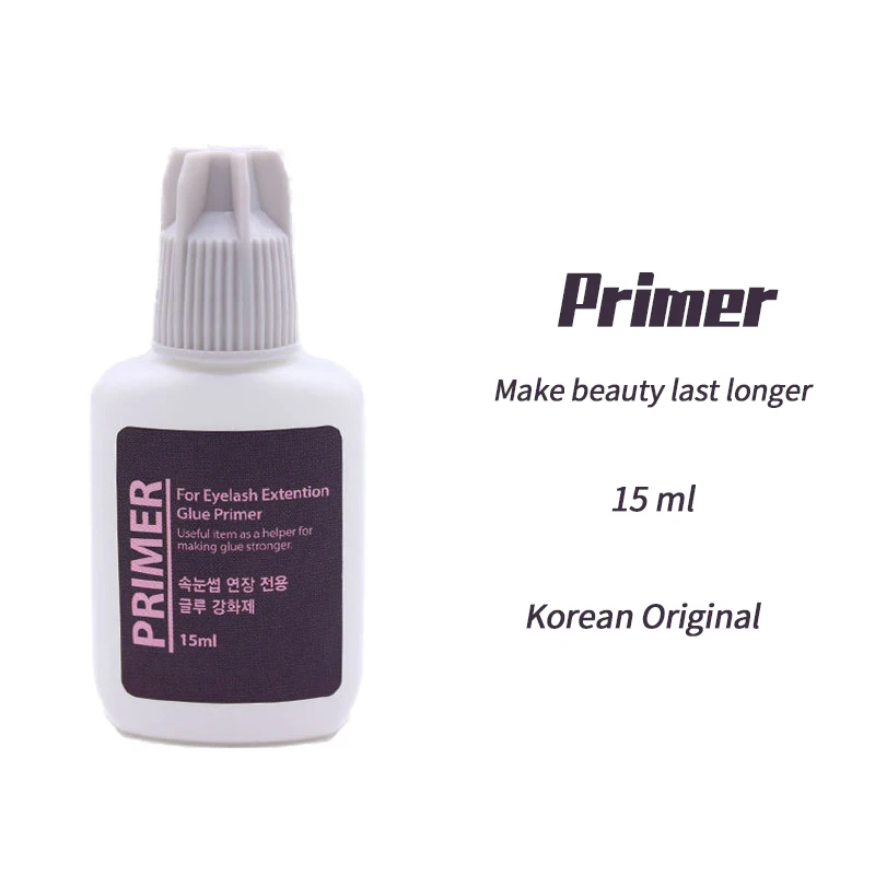 Korea Original Primer für falsche Wimpernverlängerung liefert beschleunigt das Trocknen und erhöht die Klebekraft