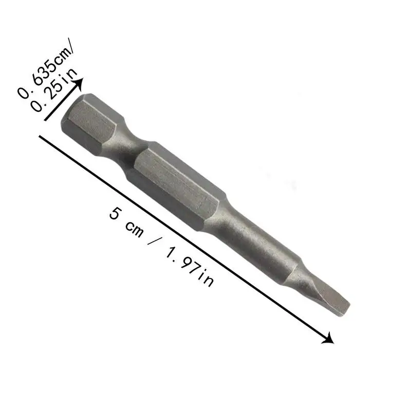 Jeu de tournevis de forme spéciale, forme de U, type Y, triangle, croix intérieure, 3 points, outil d'embout de tournevis, 50mm, 5 pièces