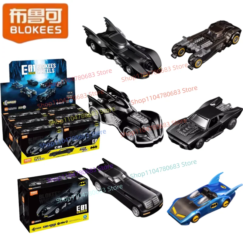 

New BLOKEES Building Blocks Car Batman E01 Gotham Shadow Assembled Car Model Ornament Toy Boys Birthday Gift Collection