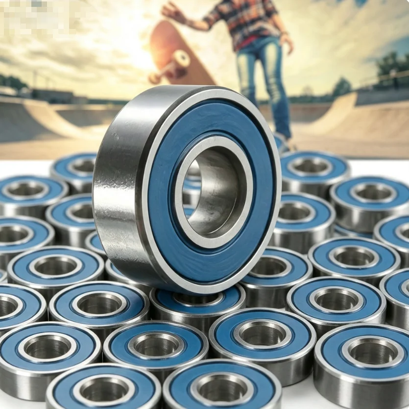 608RS ABEC-9 Skateboard Bearings 8x22x7mm Double Rubber Seal Ball Bearings For Skateboard Longboard Scooter Roller Skates