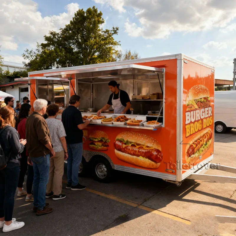 في الهواء الطلق المحمولة شاحنة طعام الشاورما كاميون رقائق رامين تاكو حلال المعكرونة الخبز تاكوياكي المعكرونة مقطورة امتياز الطعام المتنقلة #2