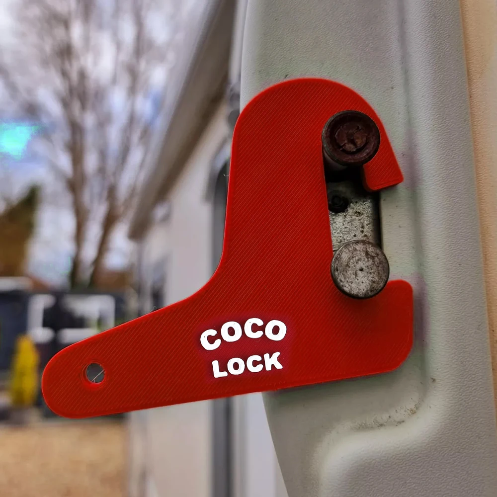 

CoCo Lock RV Caravan Living Door Safety Lock Anti-Theft Secure Camper Entry Door Latch Replacement Parts