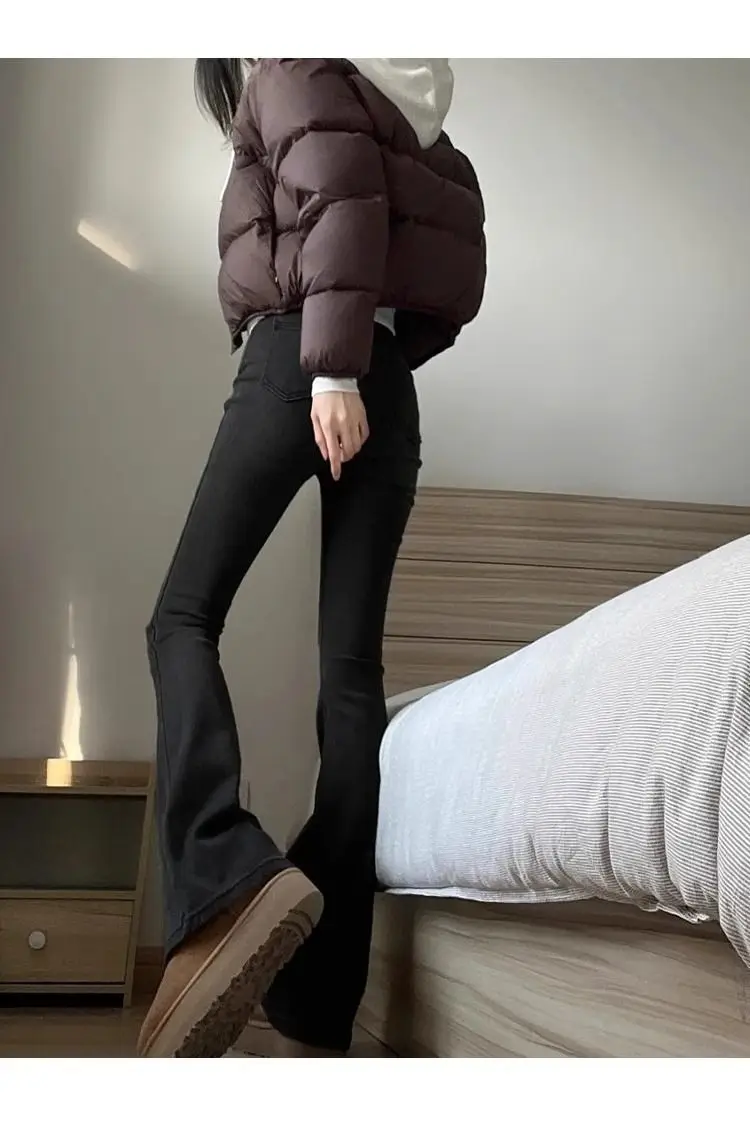 

Мешковатые джинсы Y2K 2000S, женская одежда из хлопка, винтажная джинсовая одежда с высокой талией, черные корейские модные стильные свободные широкие брюки, уличные женские бедра