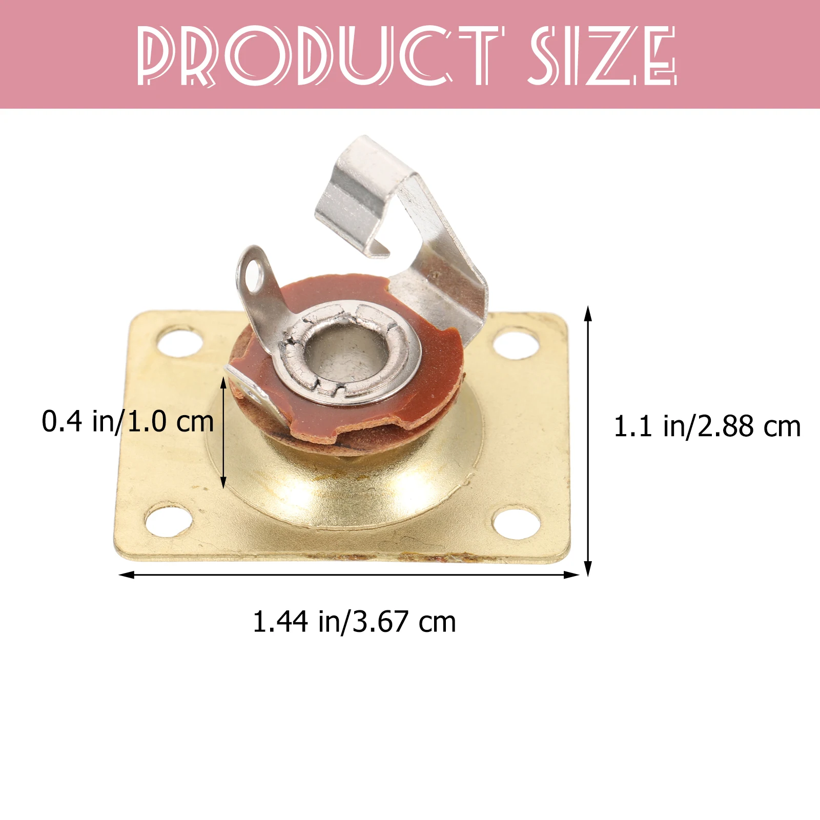 

5Pcs Guitar Plate Socket Cover Electric Bass Building Hardware Input Plug Jackplate For Electric Guitar Durable Premium Material