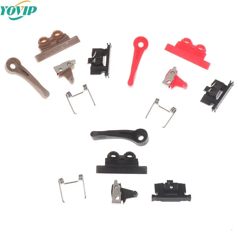 5pcs/Set Hair Clipper Swing Head Cover Switch Adjusting Rod Spare Parts For Electric Clippers 8148/8591