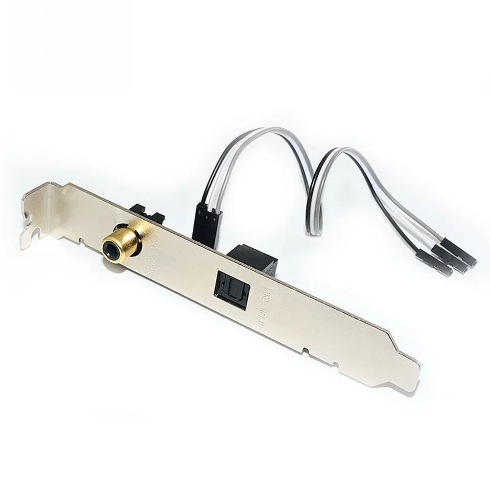 بطاقة إخراج الصوت الرقمية المحورية البصرية SPDIF مع واجهة مطلية بالذهب لملحقات أداة قياس الاختبار