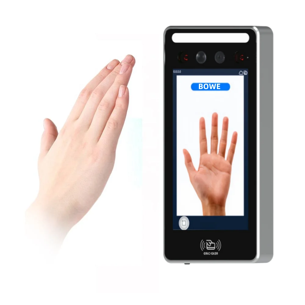 BOWE Factory's شعار قابل للتخصيص على الحائط نظام الحضور البيومتري التعرف على الوجه التحكم في الوصول محطة الماسح الضوئي بالمح الضوئي #1