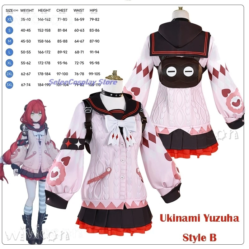 

Хэллоуин Ukinami Yuzuha Косплей Костюм Zenless Zone Zero Game Аниме Косплей Костюм Сумка Одежда Аниме Косплей Женщины