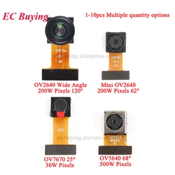 OV2640 OV7670 OV5640-AF Mini Camera Module CMOS Image Sensor ESP32-CAM 2 Million 500W Pixel Wide Angle Monitor Identification