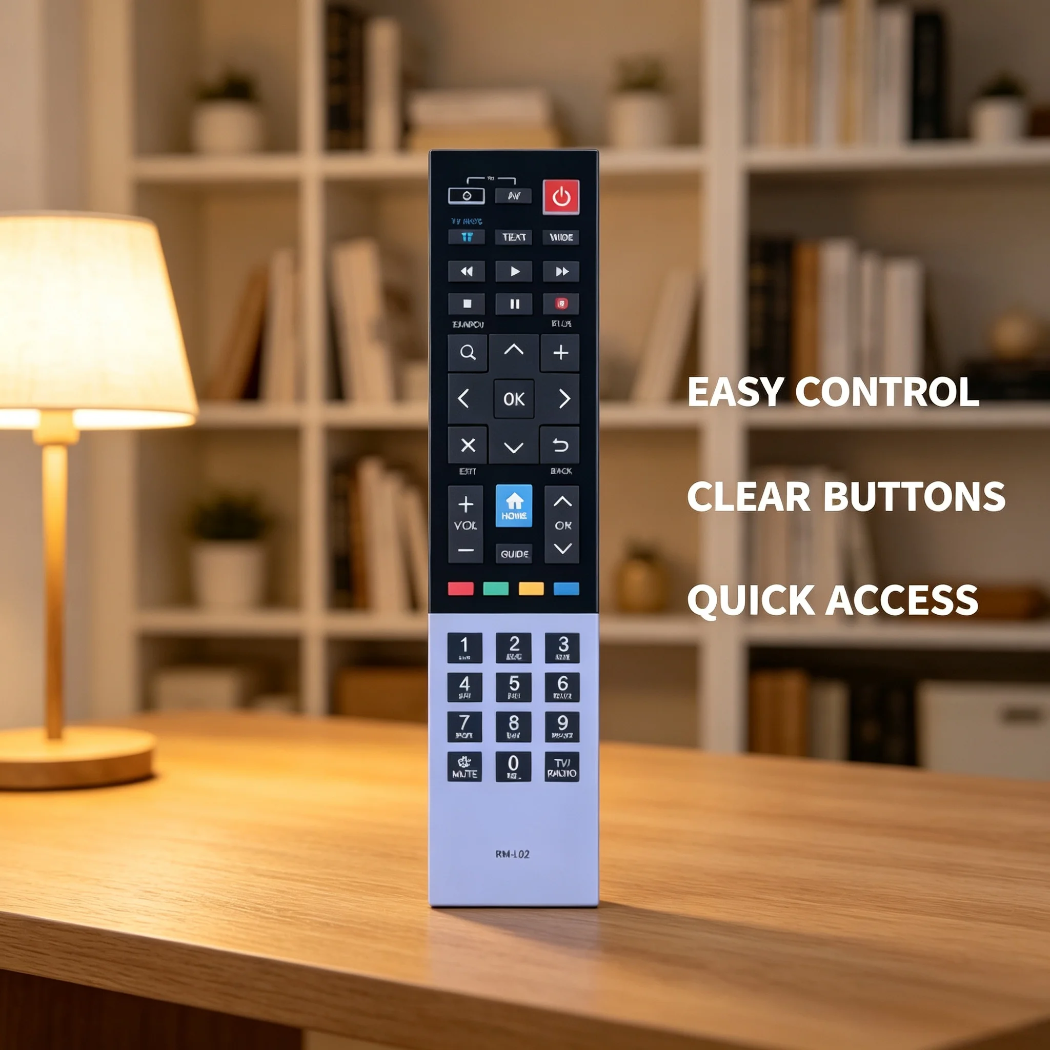 RM-L02 Infrared TV Remote Control, Compatible RM-L04 RM-L06 RM-L08 Household LCD Television Replacement Controller