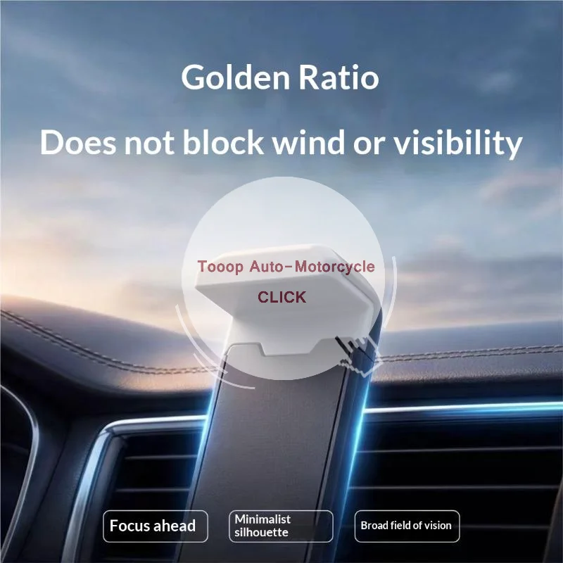 Universal Car Phone Holder Quick Release Air Vent Mount Clip Compact Car Phone Stand for Road Trip Travel Use