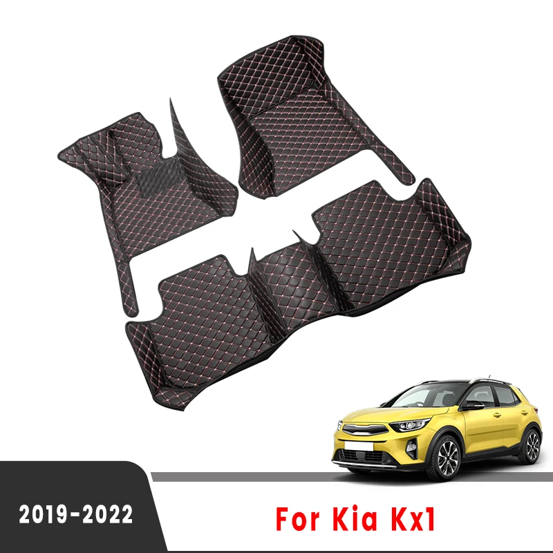 

Автомобильные коврики для Kia KX1 2019, кожаные коврики, автостайлинг, интерьерные аксессуары, защита автомобиля, водонепроницаемые декоративные коврики
