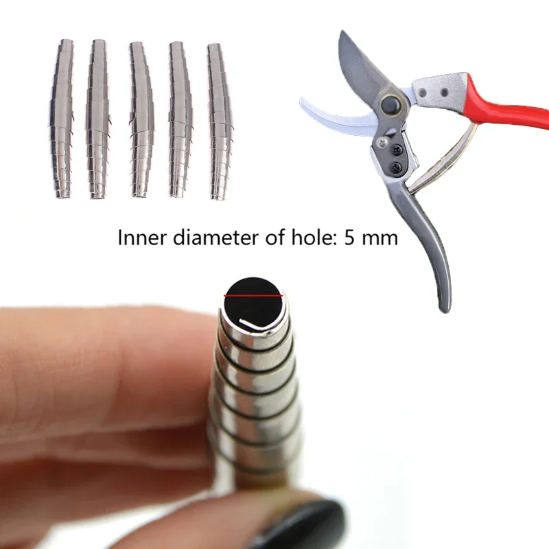 2Pcs Pruner Replacement Stainless Steel Spring Gardening Shears Clippers Plant Scissors Components Spring