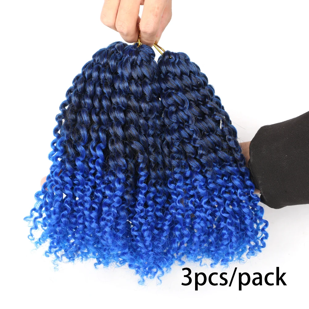 Belle Show Marly Bob Ombre Crochet Braids Synthetic Passion Twist Crochet Braids Hair Kinky Curly Crochet Braids for Women