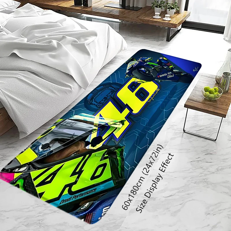 Alfombra Interior para suelo, felpudo antideslizante para entrada 46, alfombra para jugador de motocicleta, alfombras para dormitorio, mesita de noche, decoración del hogar