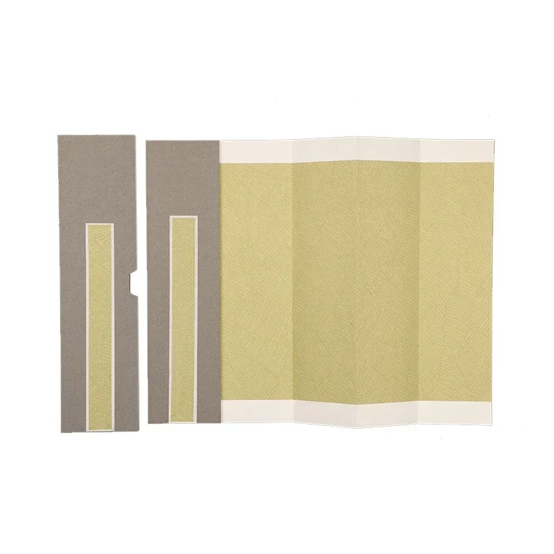 

Vintage Xuan Paper Booklet Batik Half Ripe Rice Paper Calligraphy Creation Books Small Regular Script Brush Calligraphy Papier