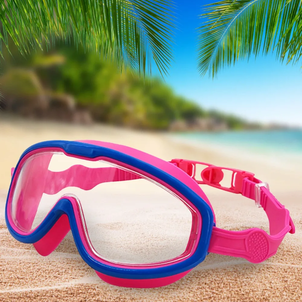 

Незапотевающие водонепроницаемые очки для водных видов спорта, детские очки для плавания, очки для плавания, аксессуары для плавания