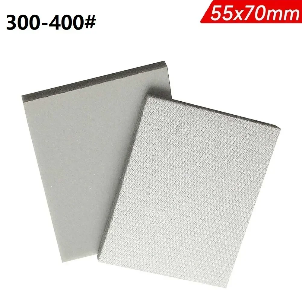 Sanding Block Sandpaper Abrasive P300-P3000 Replace Replacement Sanding Foam Sanding Pad Tool Wet 1pcs 55x70x5mm