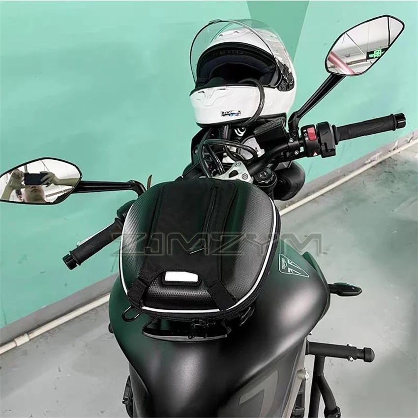Tank Bag for Tiger 1050 Speed Triple Daytona 675 Trident 660 Sprint 1050 Motorcycle Luggage Quick Lock Par
