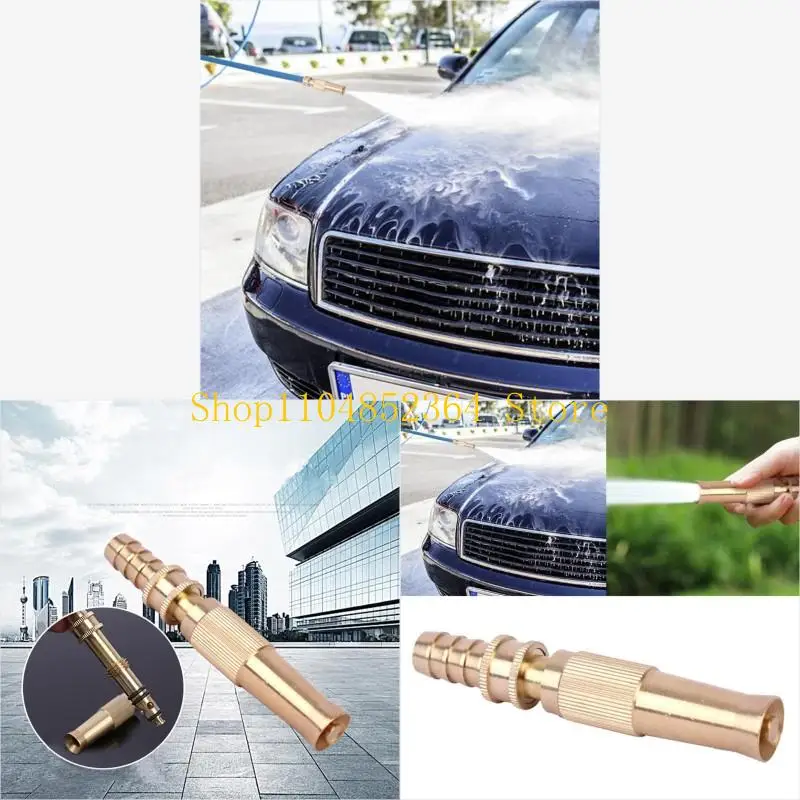 

Adjustable Garden Brass Nozzle Water Hose Nozzle Sprayer Car Wash High Pressure Hose Nozzle Brass for Head Gar