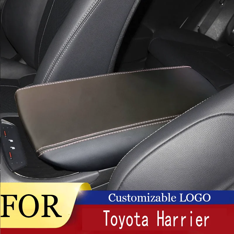 

FOR Toyota Harrier Car center armrest box leather cover Hand box protective leather Automotive interior modification