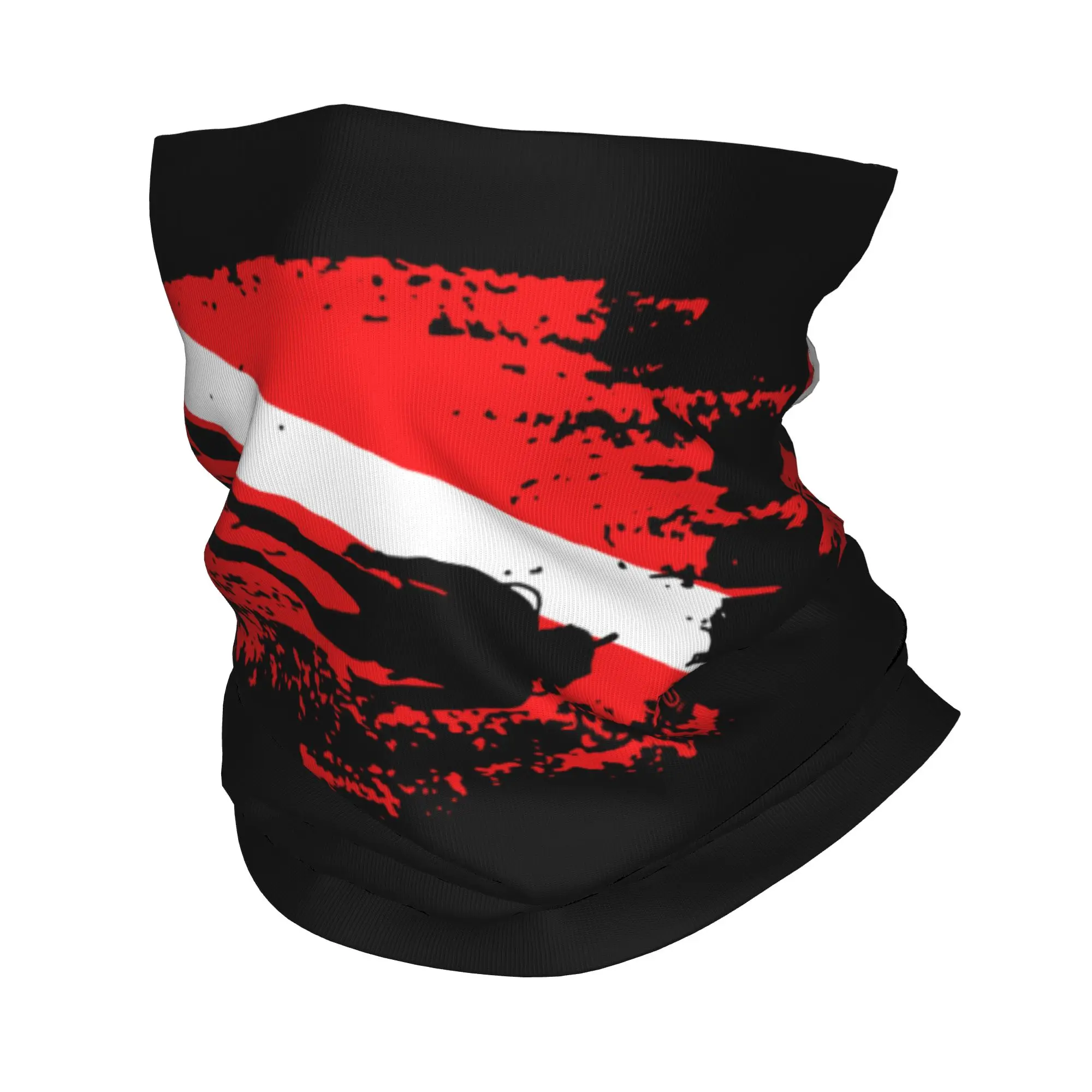

Scuba Diving Diver Down Flag Bandana Neck Gaiter Printed Marine Dive Wrap Scarf Multifunctional Face Mask Fishing Unisex Adult