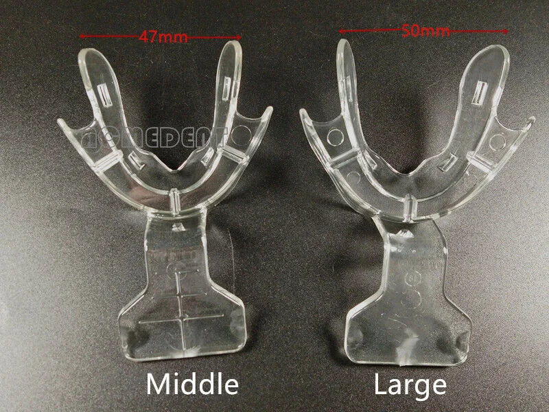 Dental Impression tace FCB rama wycinana tylna taca bezstresowa szczęka